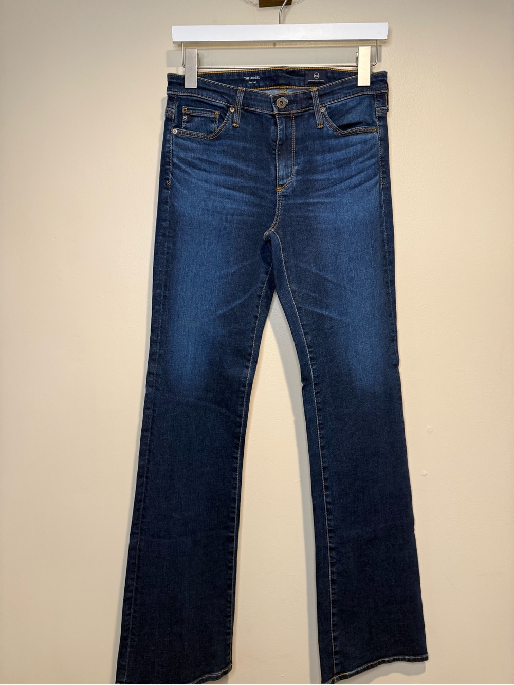 Ag Adriano Goldschmied The Angel Bootcut Women's Blue Jeans Size 27 - Picture 4 of 11